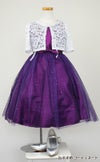 ピアノ発表会や結婚式にぴったりのカラーの女の子用キッズドレス。シンプルで美しいシルエットが魅力のAngel's Closetの子供ドレス レンタル商品（【レンタル】スパークリーチュールドレス(KD352)パープル）｜画像9