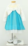 ピアノ発表会や結婚式にぴったりのカラーの女の子用キッズドレス。シンプルで美しいシルエットが魅力のAngel's Closetの子供ドレス レンタル商品（【レンタル】シフォンフラワーAラインドレス(KD284)アクア）｜画像11