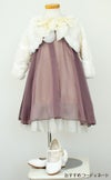 ピアノ発表会や結婚式にぴったりのカラーの女の子用キッズドレス。シンプルで美しいシルエットが魅力のAngel's Closetの子供ドレス レンタル商品（【レンタル】シフォンフラワーAラインドレス(KD284)チョコ）｜画像11