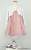 ピアノ発表会や結婚式にぴったりのカラーの女の子用キッズドレス。シンプルで美しいシルエットが魅力のAngel's Closetの子供ドレス レンタル商品（【レンタル】シフォンフラワーAラインドレス(KD284)ダスティローズ）｜画像10