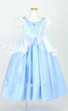 ピアノ発表会や結婚式にぴったりのブルーカラーの女の子用キッズドレス。シンプルで美しいシルエットが魅力のAngel's Closetの子供ドレス レンタル商品（【レンタル】高級シンデレラドレス（YP224） シンデレラブルー）｜画像3