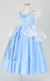 ピアノ発表会や結婚式にぴったりのブルーカラーの女の子用キッズドレス。シンプルで美しいシルエットが魅力のAngel's Closetの子供ドレス レンタル商品（【レンタル】高級シンデレラドレス（YP224） シンデレラブルー）｜画像4