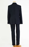 特別な日にぴったりのネイビーカラーの男の子用フォーマルスーツ。シンプルで美しいシルエットが魅力のAngel's Closetの子供フォーマル レンタル商品（【レンタル】レジメンタルタイ3つボタンベーシックスーツ4点セット(CAT555611) ネイビー）｜画像5
