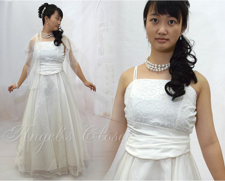 ピアノ発表会や結婚式にぴったりのピンクカラーの女の子用キッズドレス。シンプルで美しいシルエットが魅力のAngel's Closetの子供ドレス レンタル商品（【レンタル】キャビアビーズ＆ダイアゴナルボディオーガンジースカートドレス（HC1568）ピンク）｜画像17