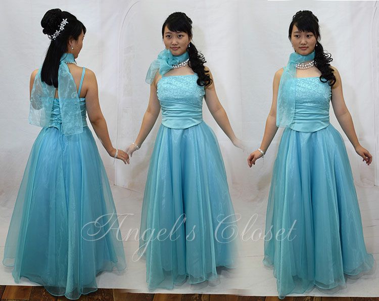 ピアノ発表会や結婚式にぴったりのライラックカラーの女の子用キッズドレス。シンプルで美しいシルエットが魅力のAngel's Closetの子供ドレス レンタル商品（【レンタル】キャビアビーズ＆ダイアゴナルボディオーガンジースカートドレス（HC1568）ライラック）｜画像13