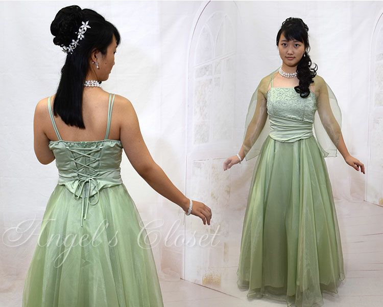 ピアノ発表会や結婚式にぴったりのライラックカラーの女の子用キッズドレス。シンプルで美しいシルエットが魅力のAngel's Closetの子供ドレス レンタル商品（【レンタル】キャビアビーズ＆ダイアゴナルボディオーガンジースカートドレス（HC1568）ライラック）｜画像16