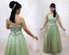 ピアノ発表会や結婚式にぴったりのカラーの女の子用キッズドレス。シンプルで美しいシルエットが魅力のAngel's Closetの子供ドレス レンタル商品（【レンタル】キャビアビーズ＆ダイアゴナルボディオーガンジースカートドレス（HC1568）レッド）｜画像15