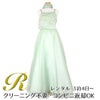 ピアノ発表会や結婚式にぴったりのカラーの女の子用キッズドレス。シンプルで美しいシルエットが魅力のAngel's Closetの子供ドレス レンタル商品（【レンタル】キャビアビーズ＆ダイアゴナルボディオーガンジースカートドレス（HC1568）セージ）｜画像1